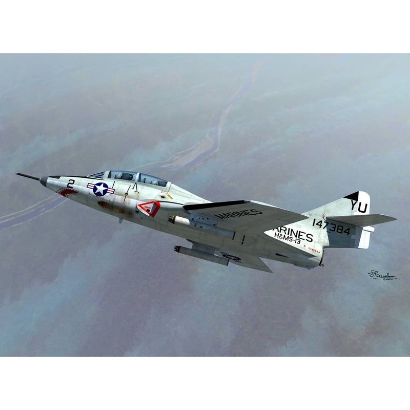 1/72 TF-9J Cougar Vietnam & Blue Angels