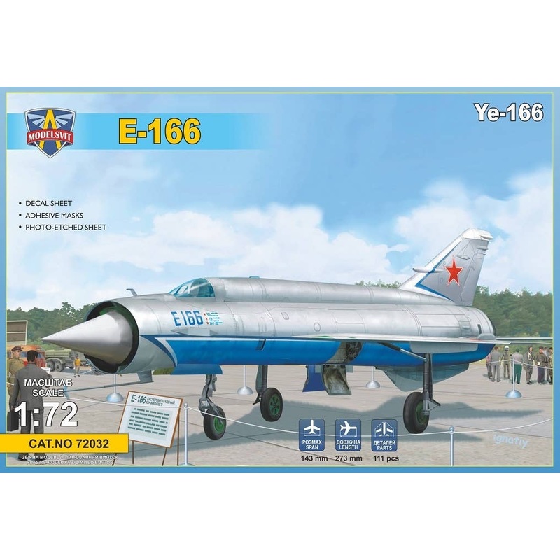 1/72 Ye-166 Heavy Experimental Interceptor