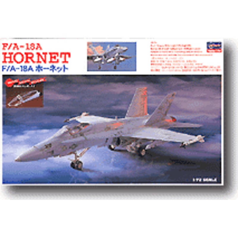 1/72 F/A-18 Hornet w/Painted Canopy