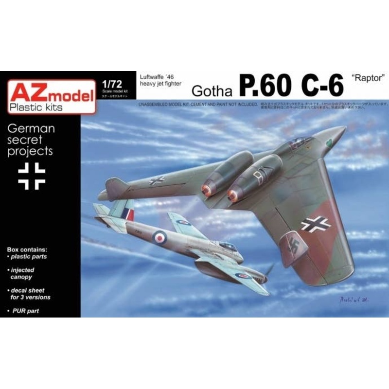 1/72 Gotha P.60C-6 Raptor Luftwaffe 1946