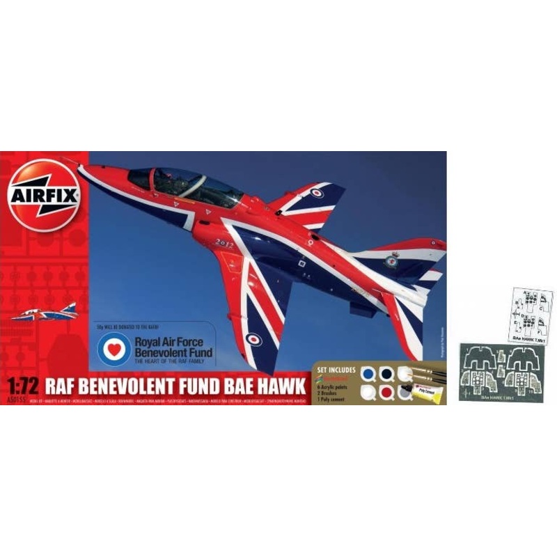 1/72 RAF Benevolent Fund BAE Hawk (Include Instrument Panel)