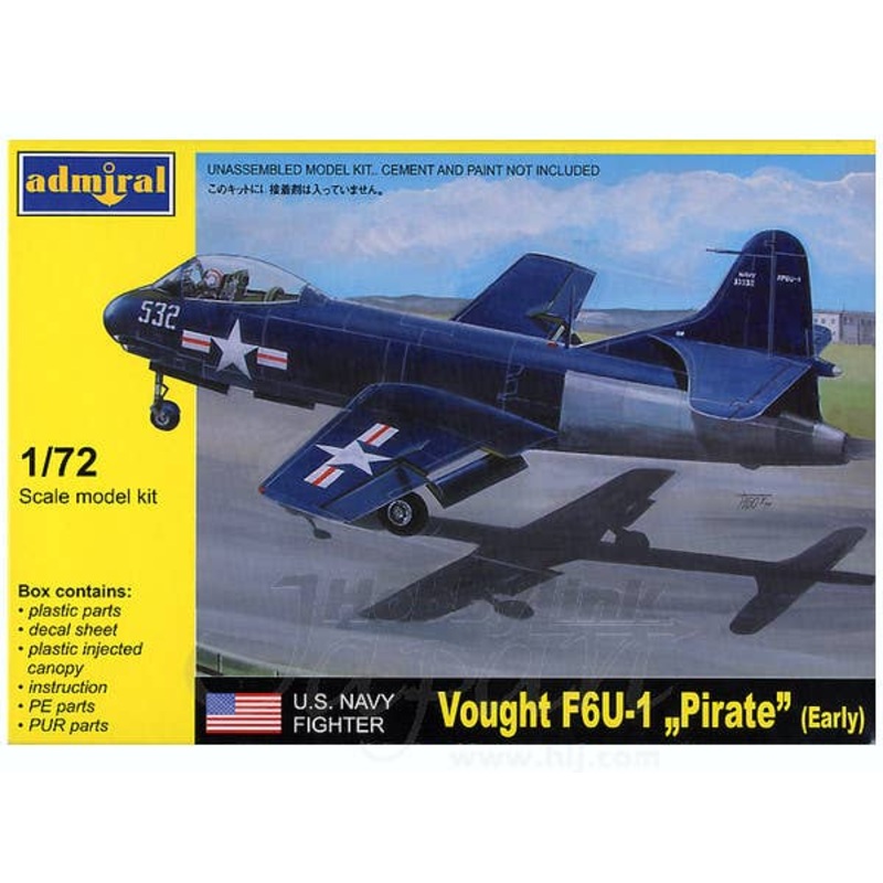 1/72 US Navy Fighter Vought F6U-1 Pirate (Early)