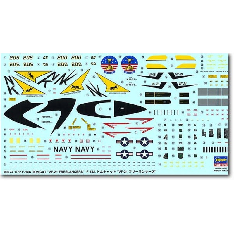 1/72 F-14A Tomcat VF-21 "Freelancers"