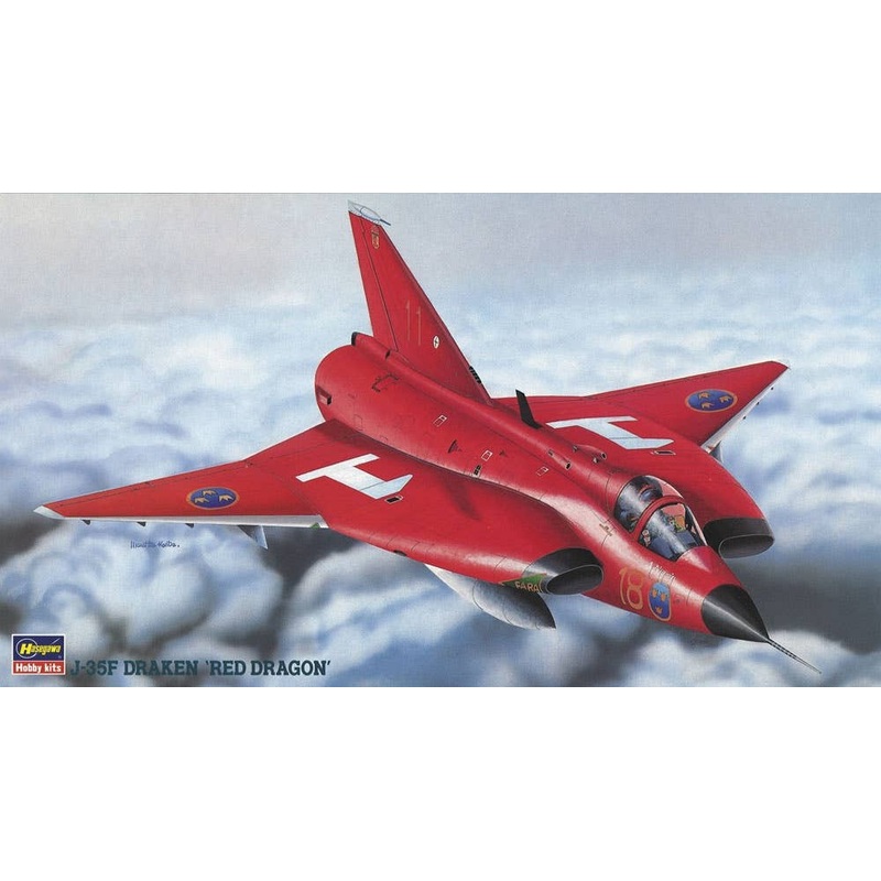 1/72 J-35F Draken Red Dragon