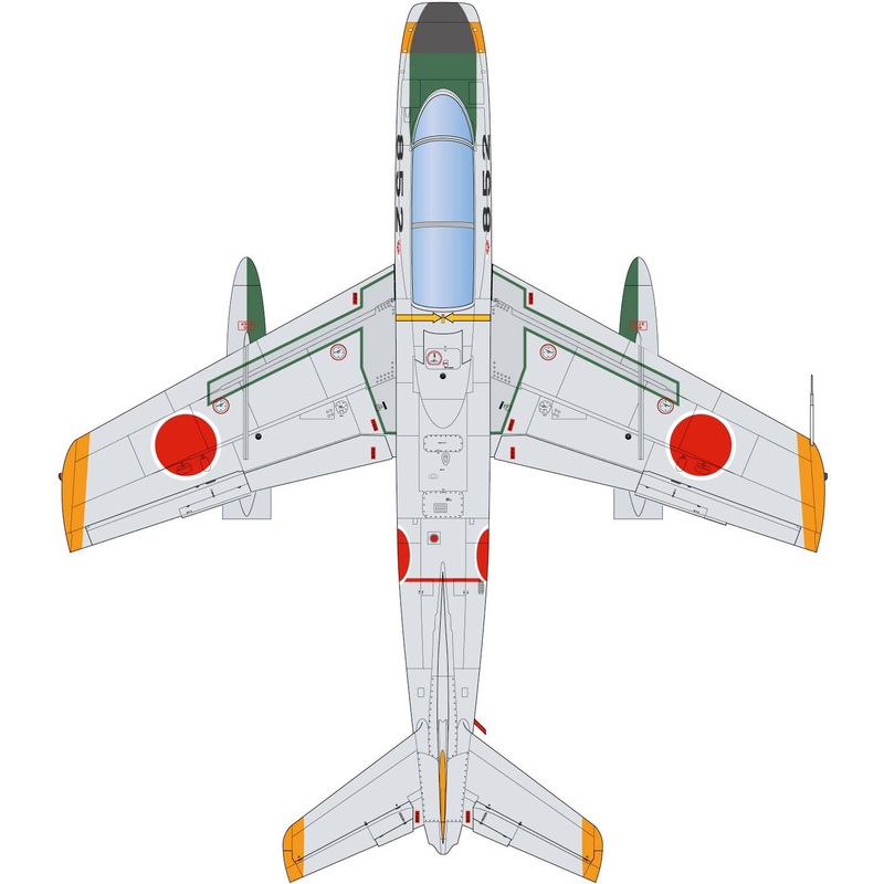 1/72 JASDF T-1A '60 Natural Metal Livery