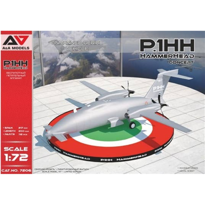 1/72 P.1HH HammerHead Concept UAV