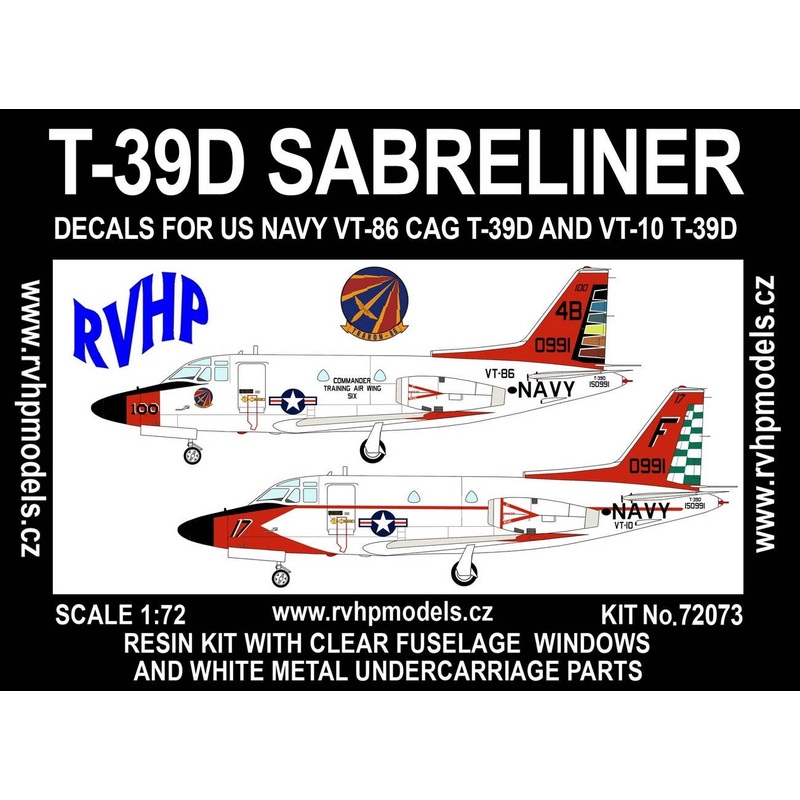 1/72 T-39D Sabreliner (USN VT-86 & VT-10)