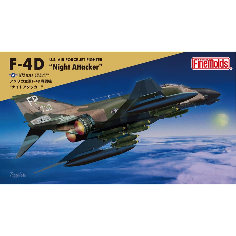 1/72 United States Air Force F-4D Fighter Night Attacker