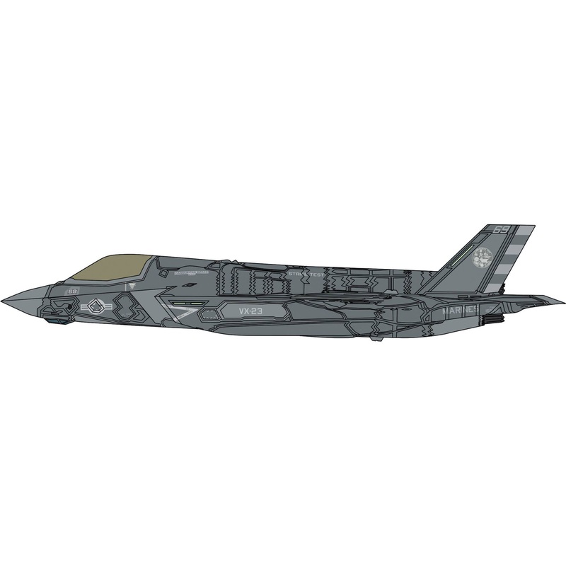 1/72 F-35 Lightning II (B Type) U.S. Navy VX-23 Kaga Launch And Landing Test