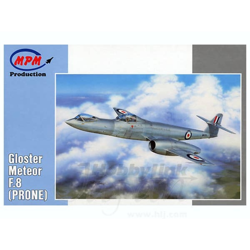 1/72 Gloster Meteor F.8 "Prone Pilot" Test Aircraft