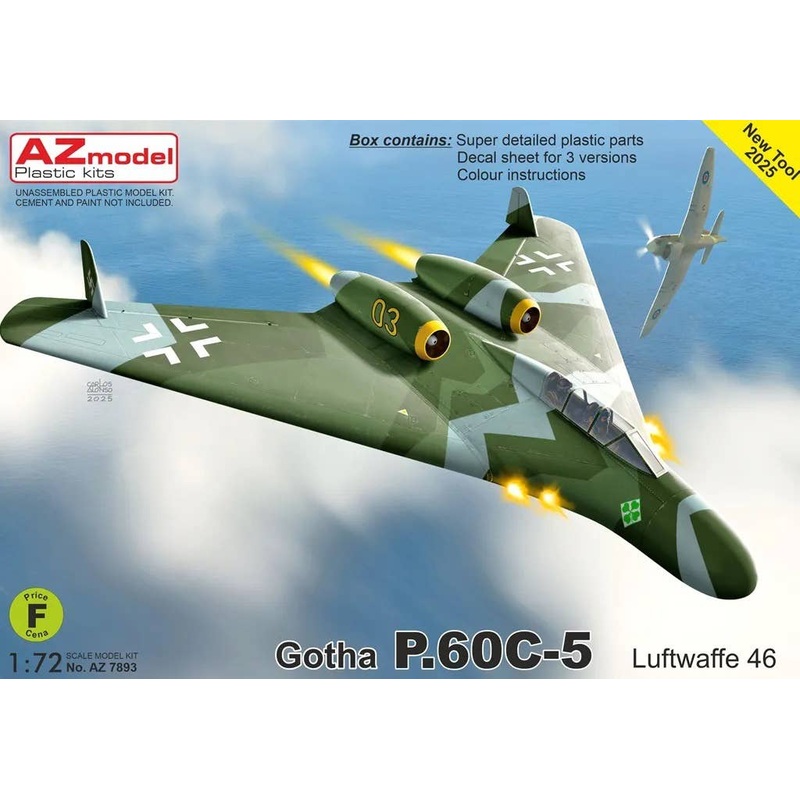 1/72 Gotha P.60C-5 Luftwaffe 1946