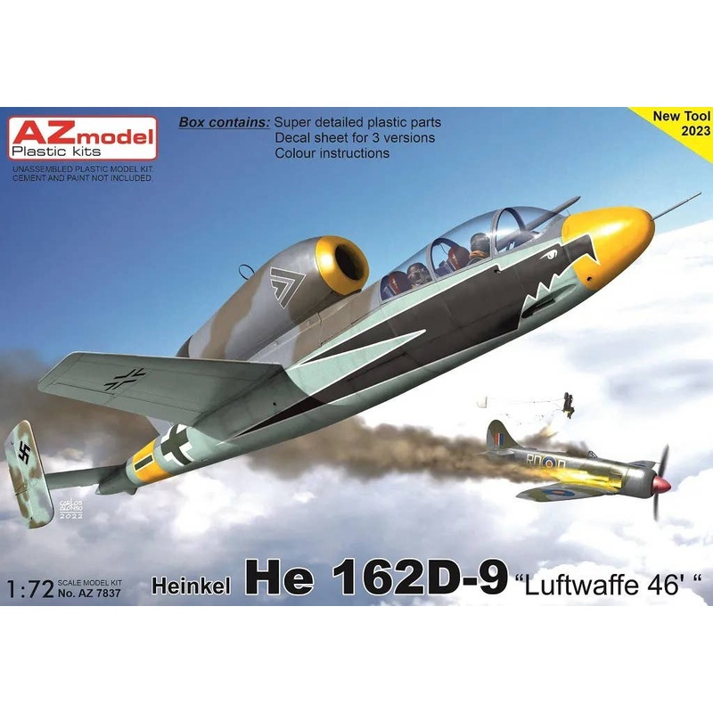 1/72 Heinkel He 162D-9 Luftwaffe 46