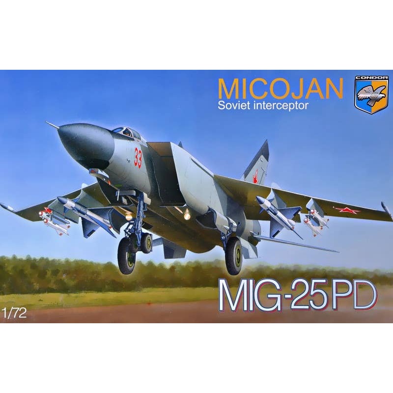 1/72 Mig-25PD (2 Types Of Decals Included)