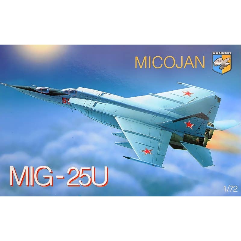 1/72 Mig-25U Soviet Training Battle Interceptor (2 Types Of Decals Included)