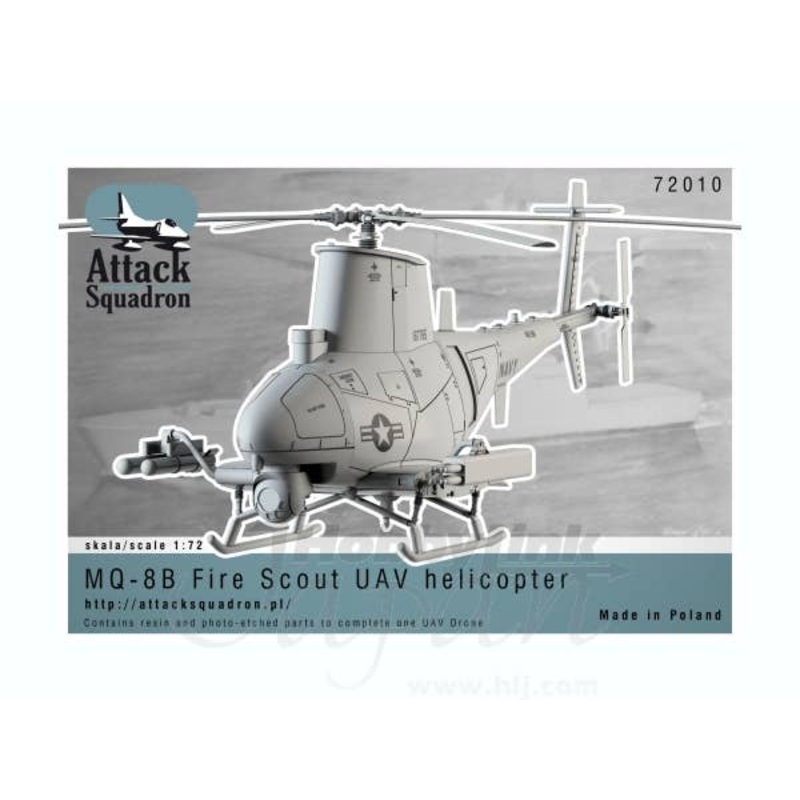 1/72 MQ-8B Fire Scout UAV Helicopter