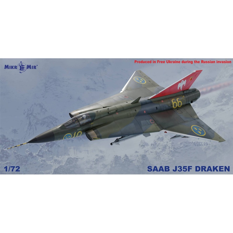 1/72 Saab J35F Draken