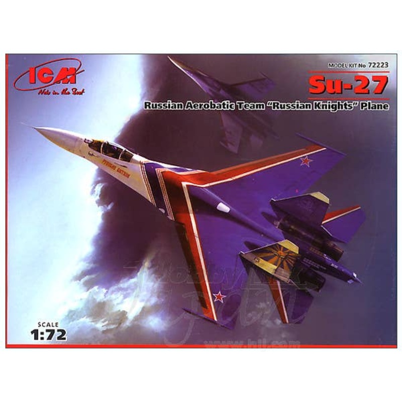 1/72 Su-27 Russian Aerobatic Team Russian Knights Plane