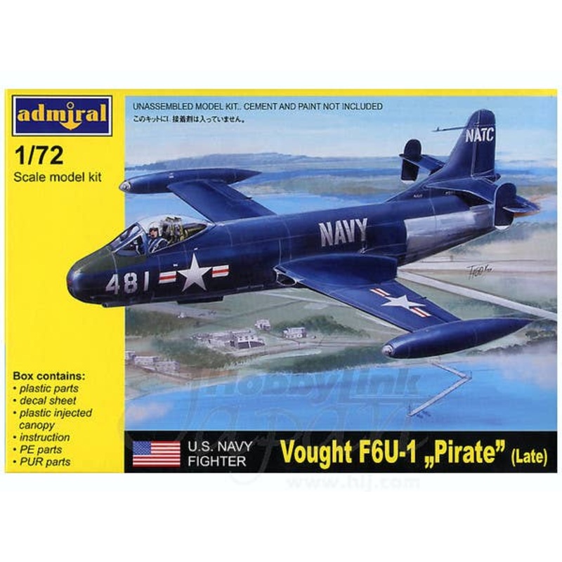 1/72 US Navy Fighter Vought F6U-1 Pirate (Late)