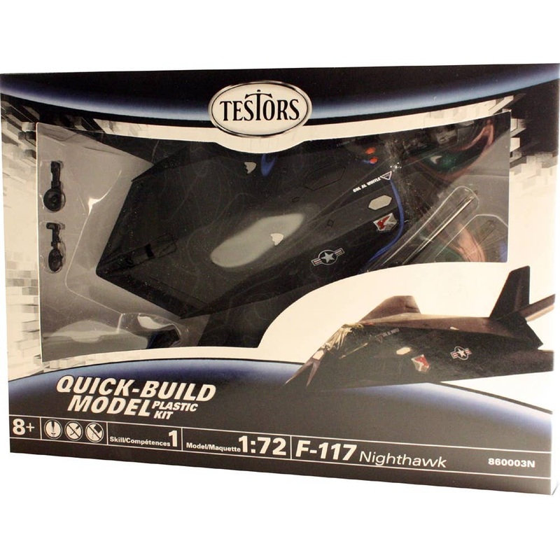 1/72 USAF Stealth Aircraft F-117 Nighthawk (Quick Build Kit)