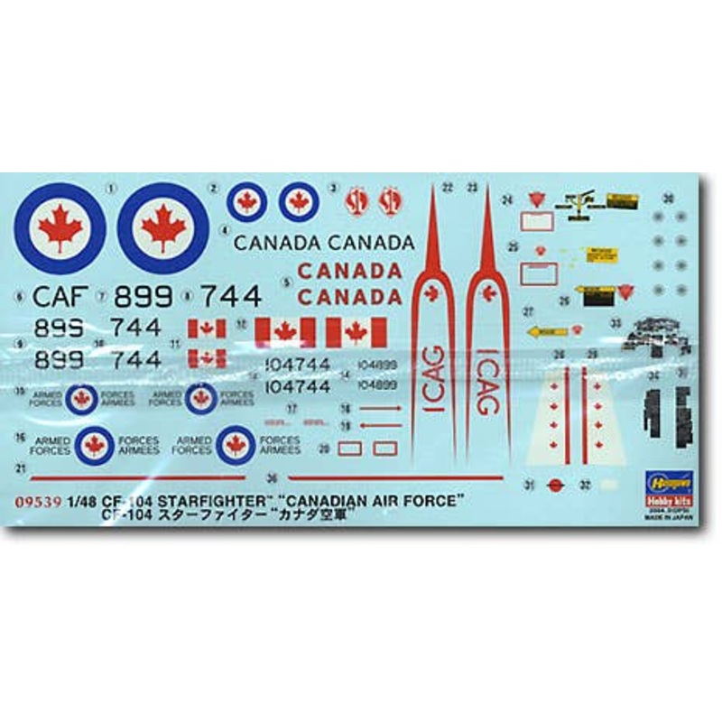 1/48 CD-104 Starfighter Canadian Air Force