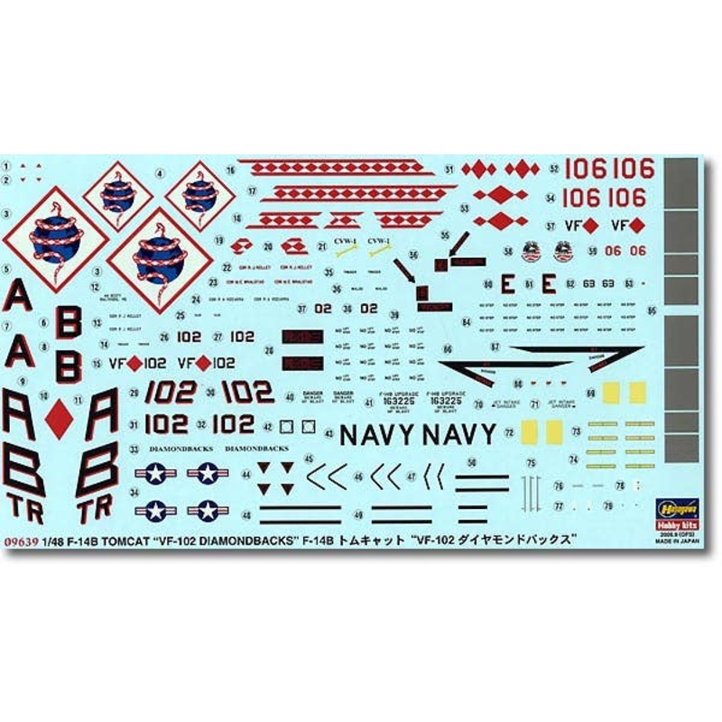 1/48 F-14B Tomcat VF-102 Diamondbacks