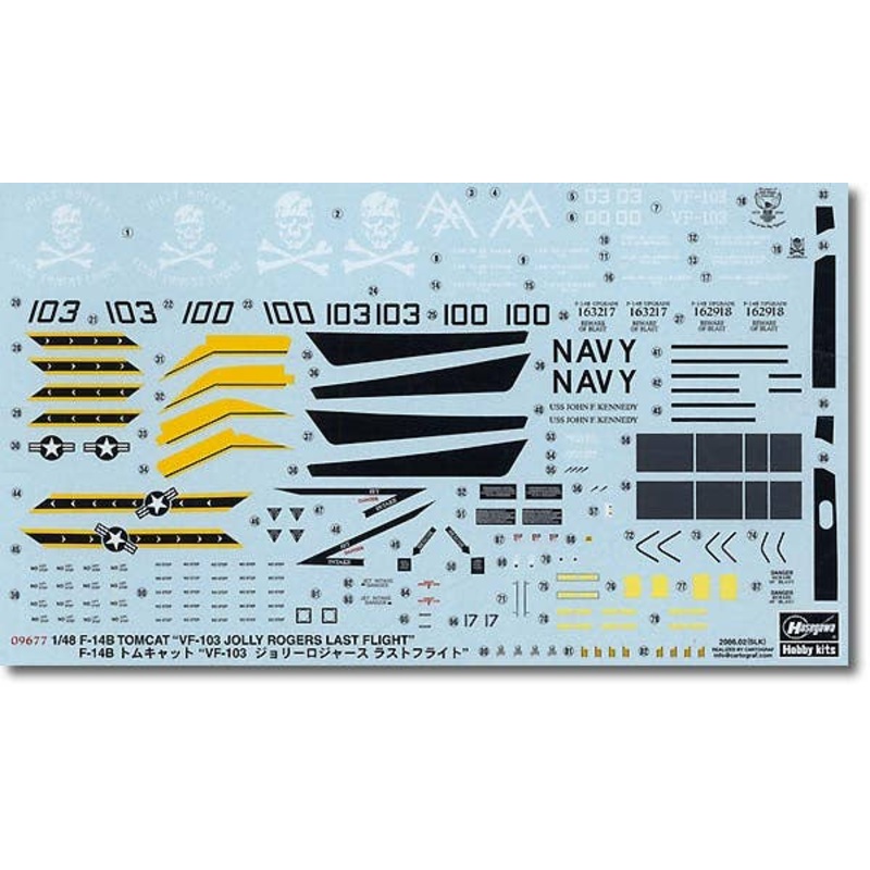 1/48 F-14B Tomcat VF-103 Jolly Rogers Last Flight