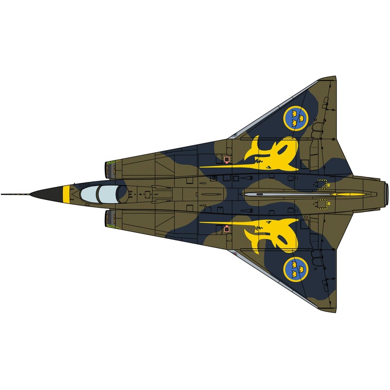 1/48 J35J Draken F10 Wing Special Marking