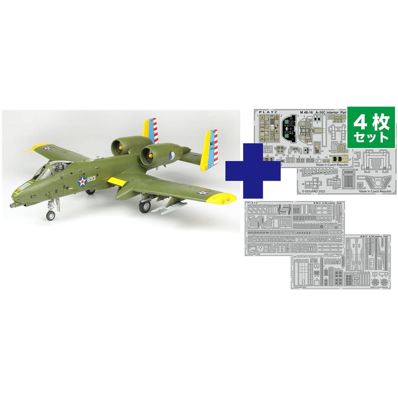 1/48 U.S. Air Force Attack Aircraft A-10C Thunderbolt II Maryland Air Force 100th Anniversary Painting Machine Exclusive Photo-etched Parts Included