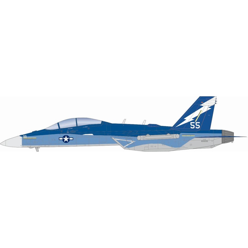 1/48 U.S. Navy Electronic Warfare Aircraft EA-18G Growler VAQ-129 Vikings Naval Aviation 100th Anniversary Painting Machine