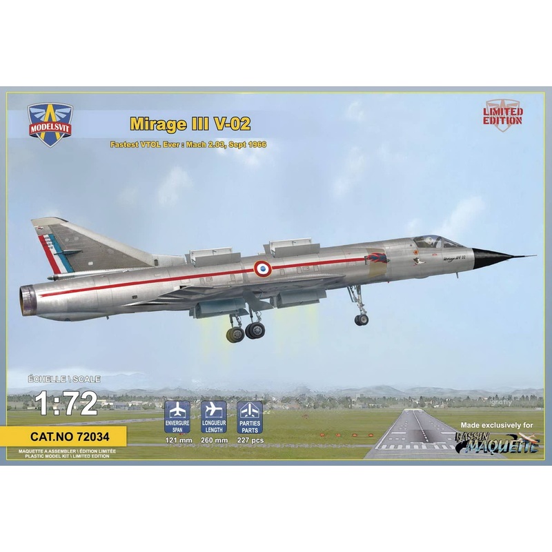 1/72 Mirage III V-02 "Fastest VTOL Ever"