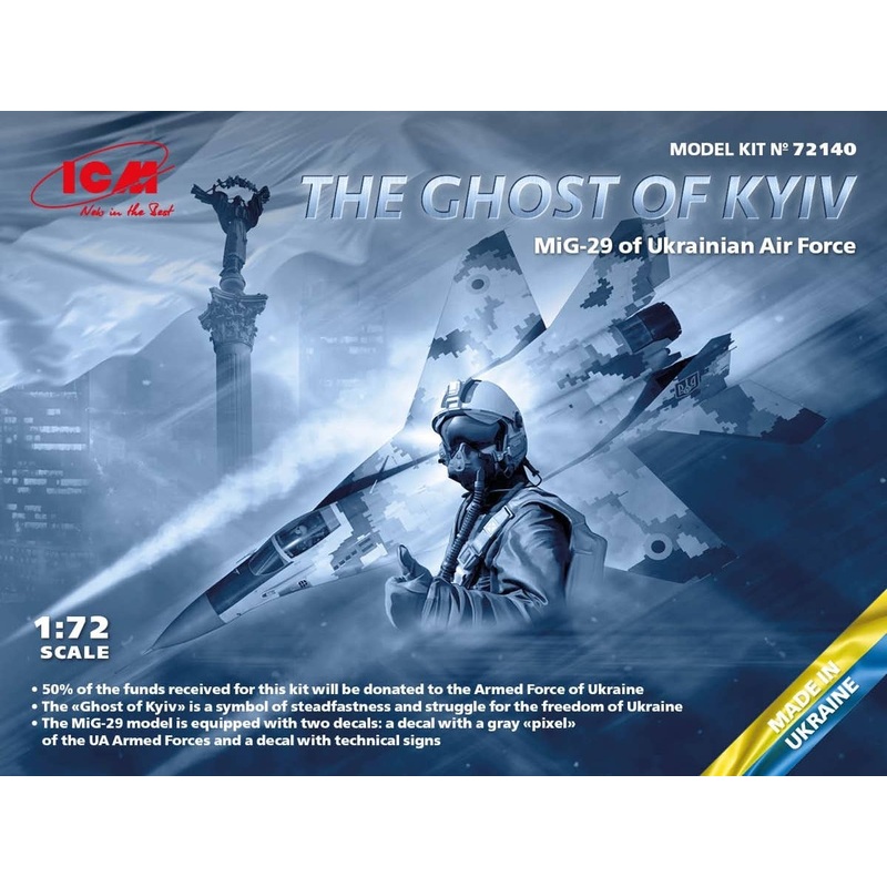 1/72  THE GHOST OF KYIV MIG-29 of Ukrainian Air Force