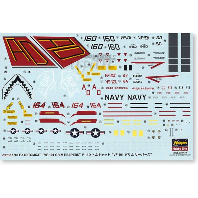 1/48 F-14D Tomcat VF-101 Grim Reapers