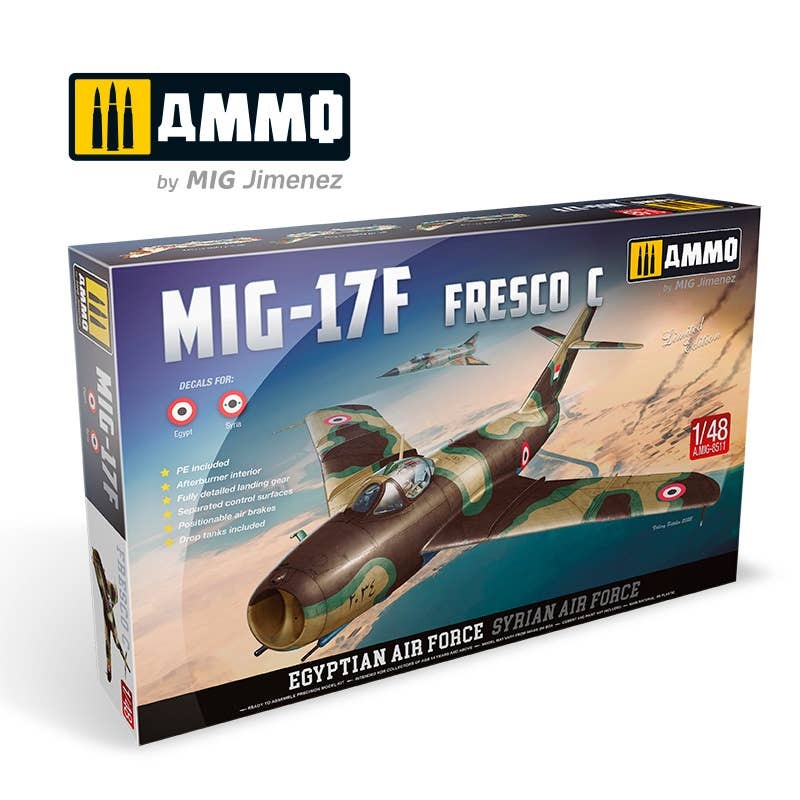 1/48 MiG-17F Fresco C EGYPTIAN AIR FORCE SYRIAN AIR FORCE