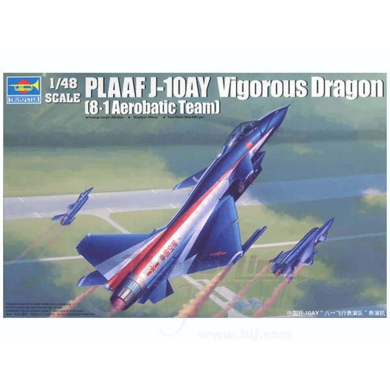 1/48 PLAAF J-10AY Vigorous Dragon 8-1 Aerobatic Team