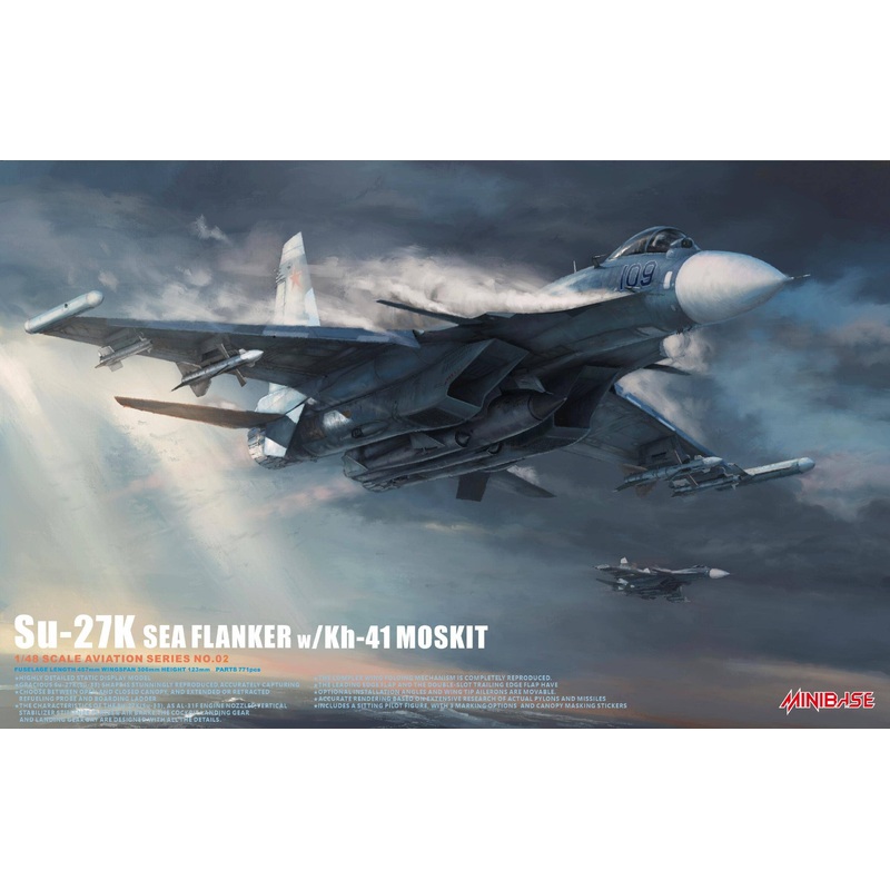 1/48 Su-27K Sea Flanker w / Kh-41 Mosquito