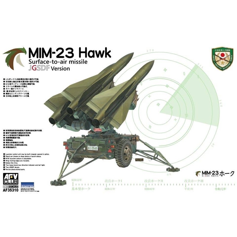 1/35 MIM-23 Hawk Surface-to-Air Missile JGSDF Version