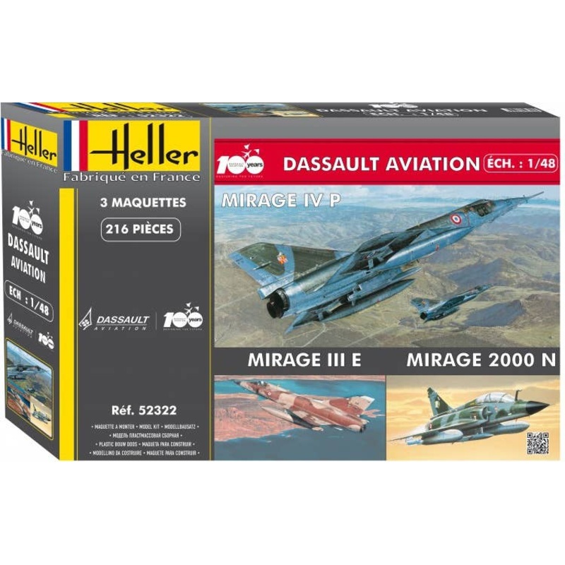 1/48 100 Years Aviation Dassault Mirage IVP, IIIE, 2000N