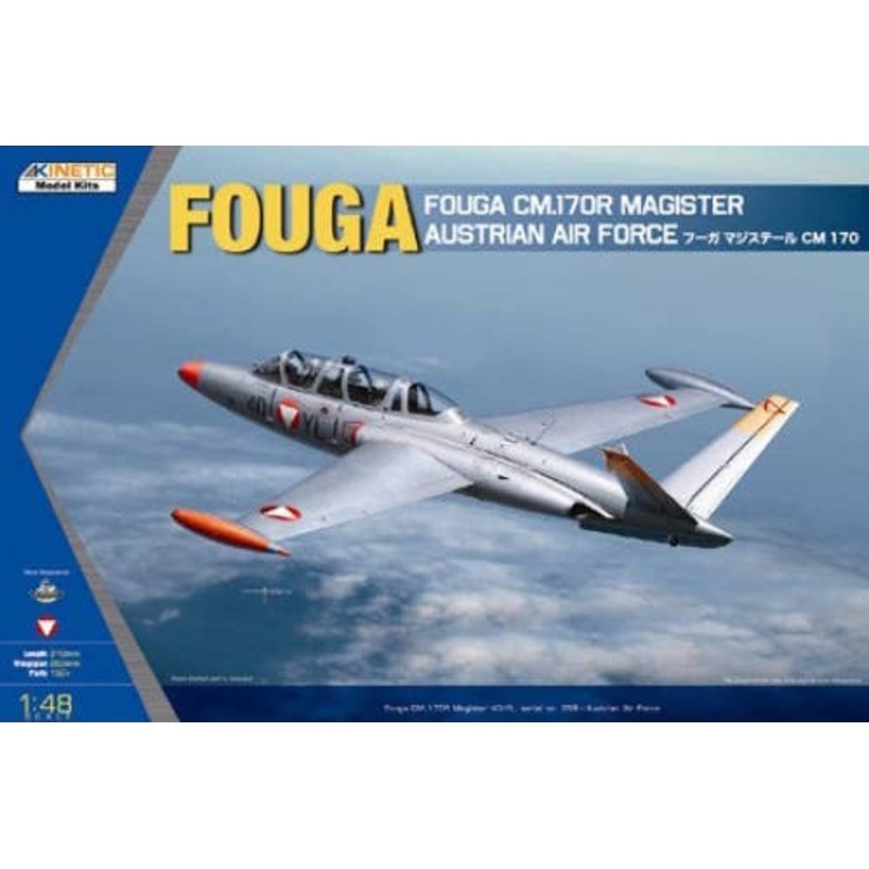 1/48 Kinetic Fouga CM.170 Magister Austria