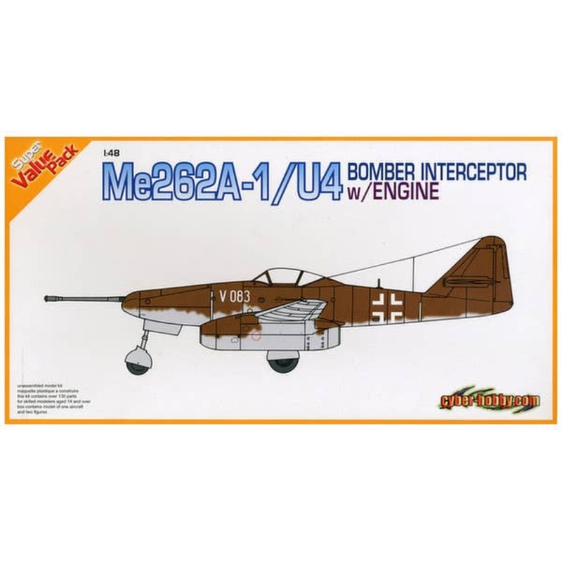 1/48 Me262A-1a/U4 Bomber Interceptor w/Engine
