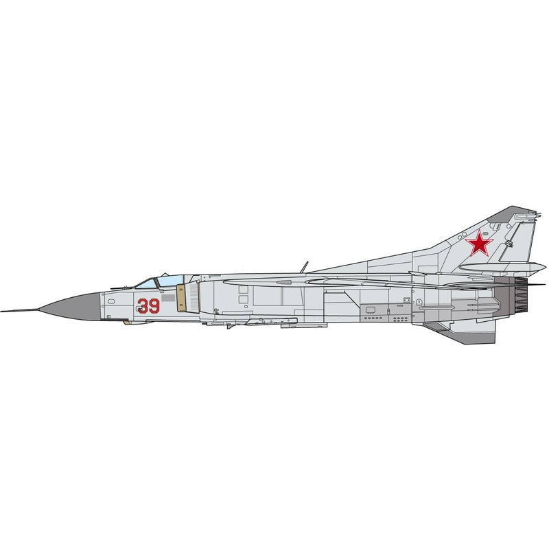 1/48 Soviet Air Force Fighter MiG-23MF Flogger B Soviet Union Air Force