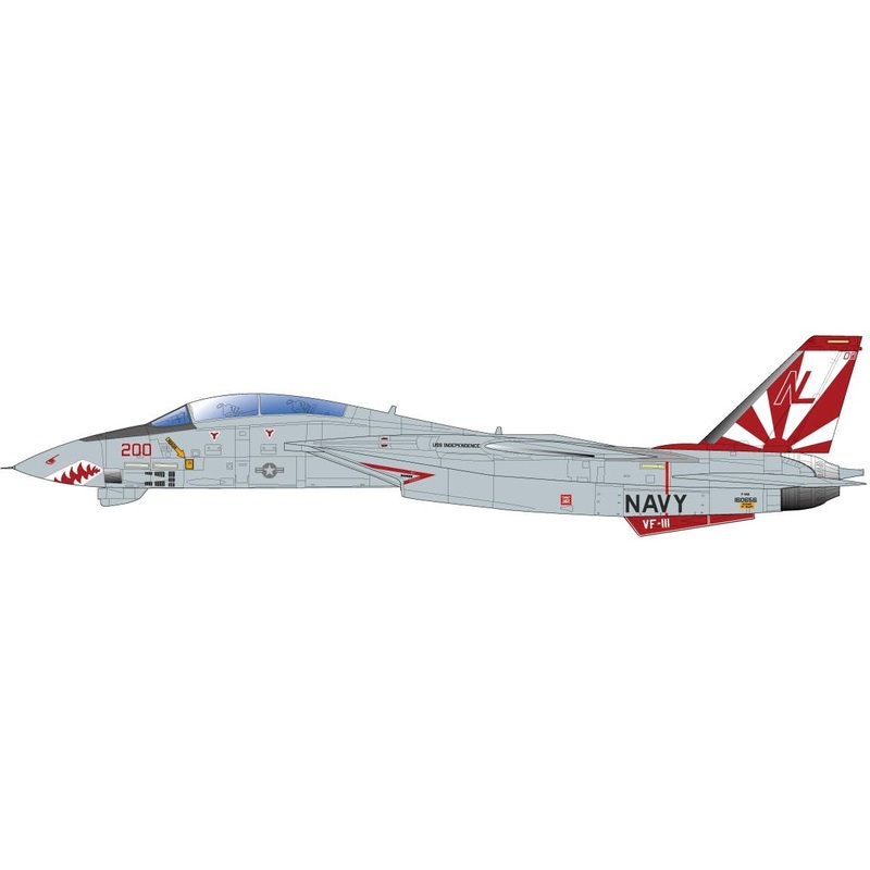 1/48 U.S. Navy Carrier-Capable Fighter F-14A Tomcat VF-111 Sundowners