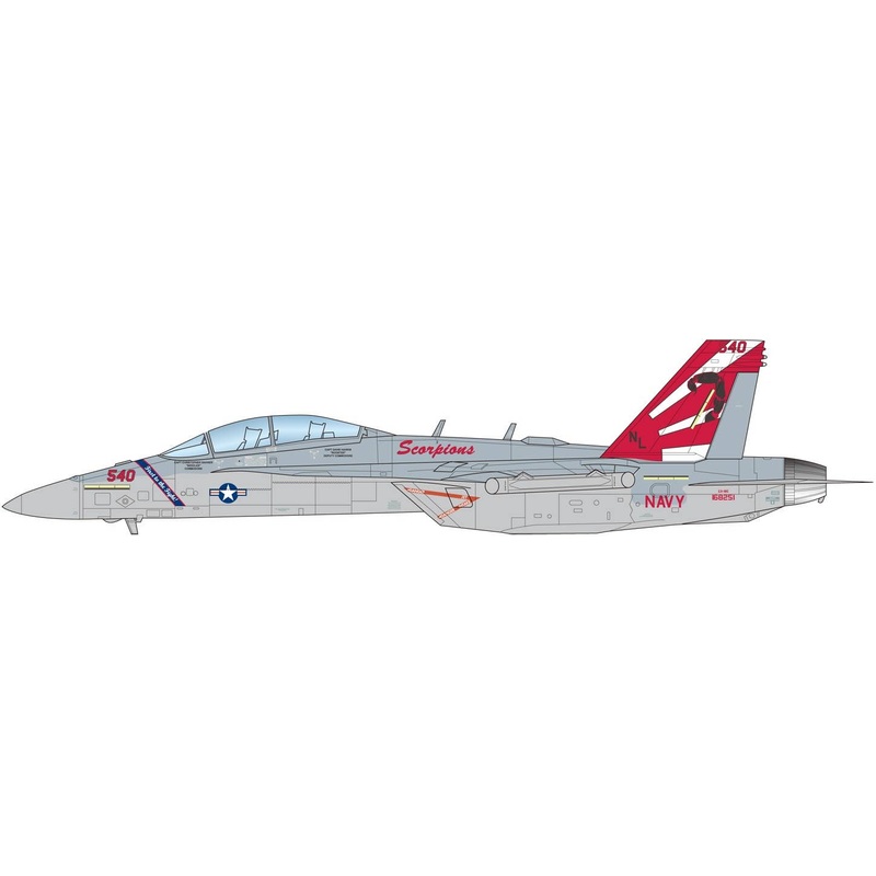1/48 U.S. Navy Electronic Warfare Aircraft EA-18G Growler Misawa 2021 CAG Bird VAQ-132 Scorpions