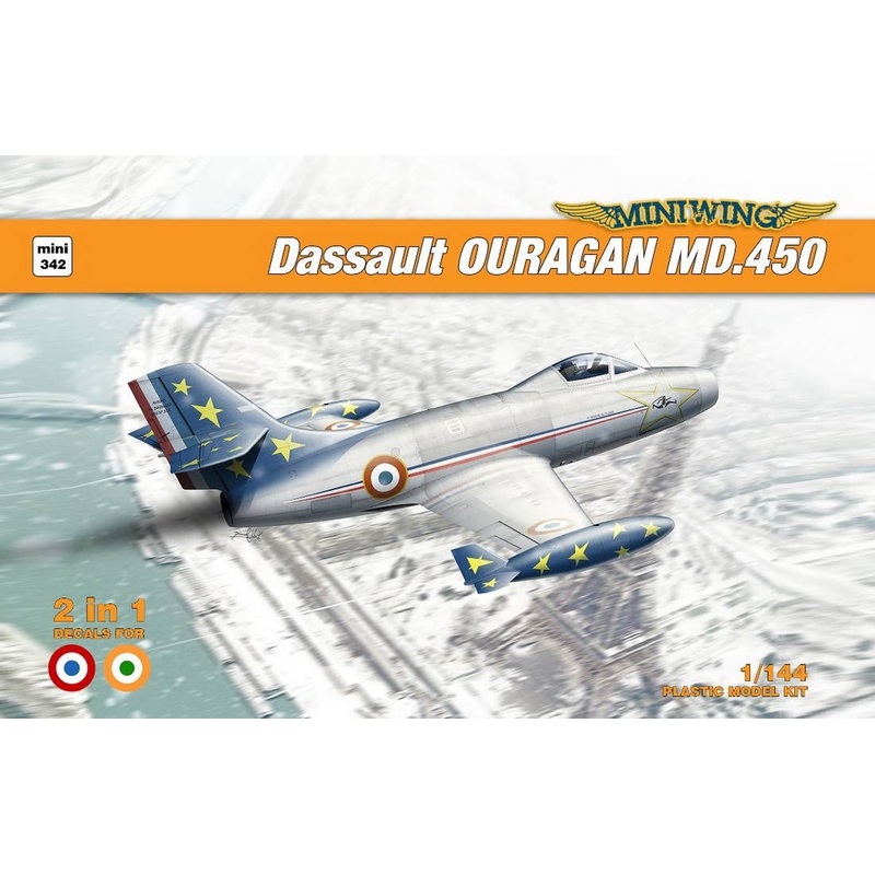 1/144 MD.450 Ouragan (2in1, Armee de l'Air, Indian AF)