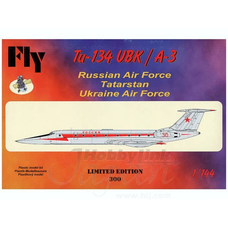 1/144 Tu-134 UBK / A-3 Russian Air Force Tatarstan Ukraine Air Force Ltd.