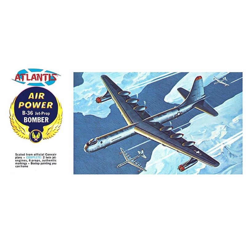 1/181 B-36 Jet-Prop Bomber (with Swivel Stand)