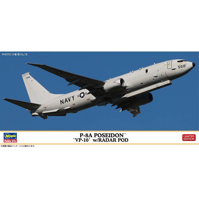 1/200 P-8A Poseidon 10th Patrol Squadron w/Radar Pod