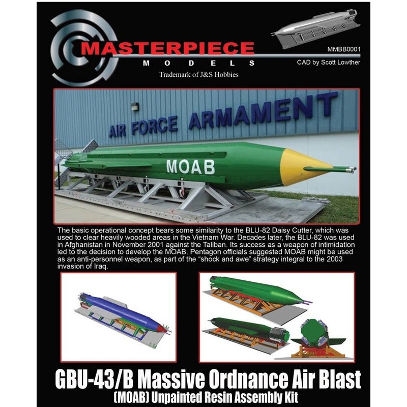 1/24 GBU-43/B Massive Ordnance Air Blast (MOAB)
