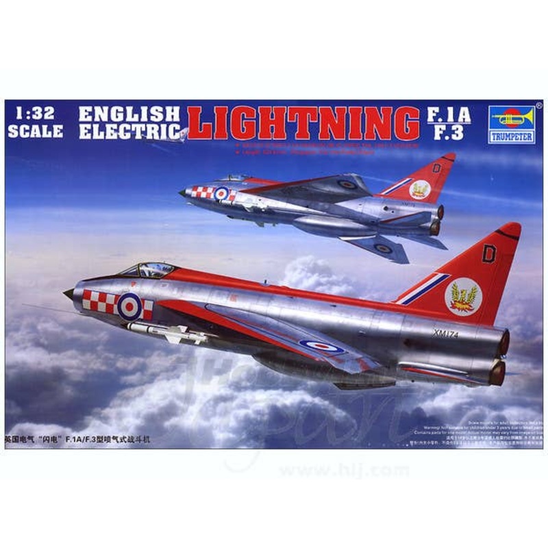 1/32 English Electric (BAC) Lightning F.1A/F.3