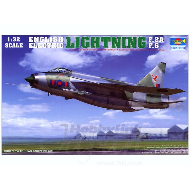 1/32 English Electric (BAC) Lightning F.2A/F.6