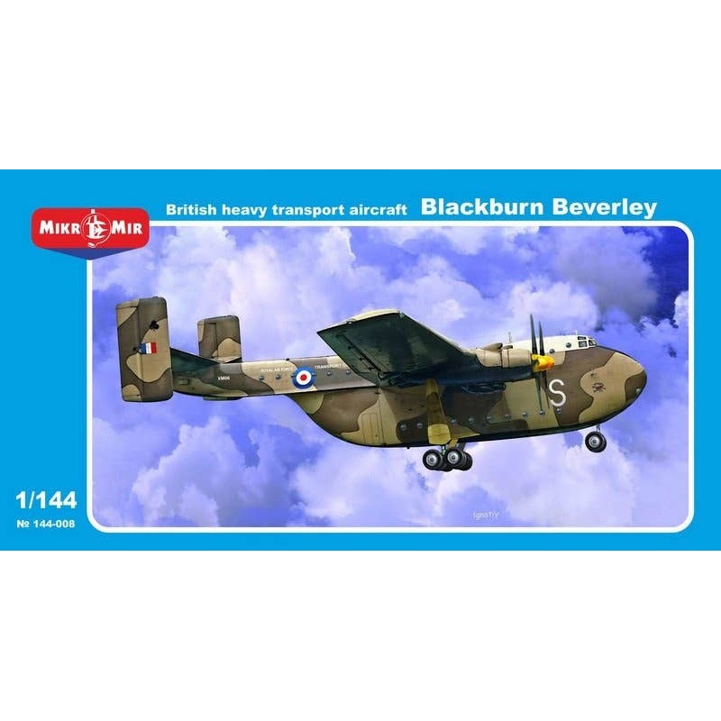 1/144 British Heavy Transport Aircraft Blackburn Beverley